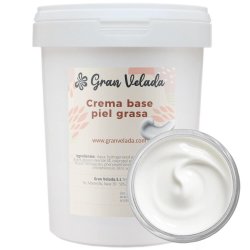 Envase de crema base para piel grasa de Gran Velada