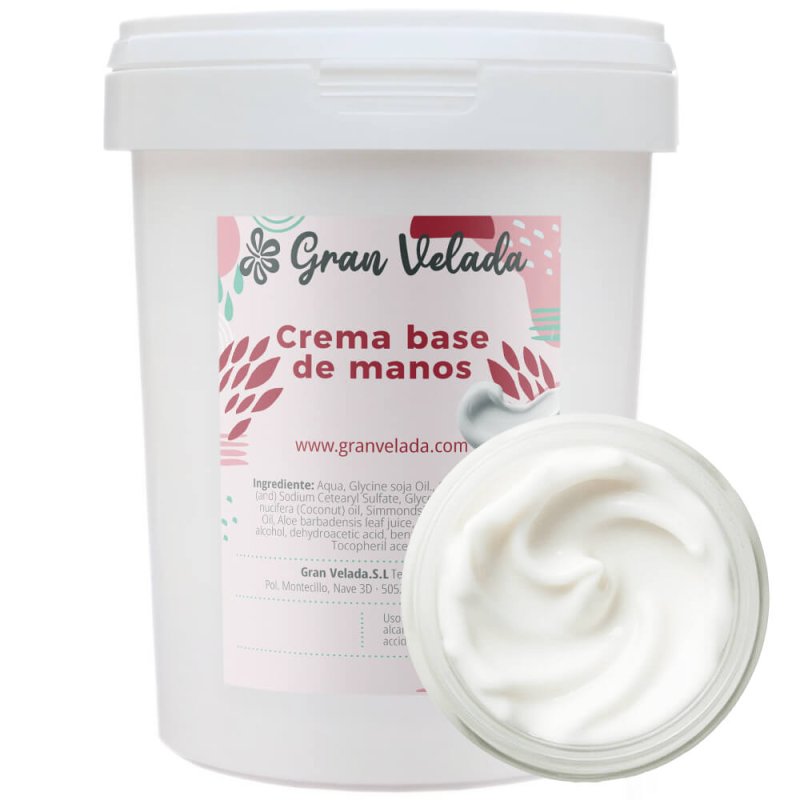 Crema base para manos