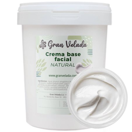 Crema base facial natural