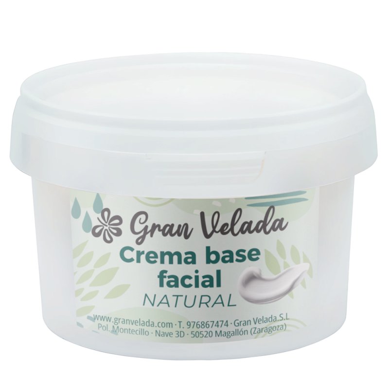 Envase 205 cc crema base facial natural