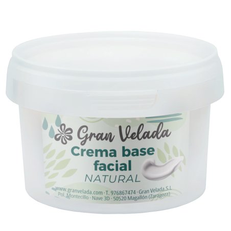 Envase 205 cc crema base facial natural