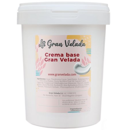 Envase 1000 cc crema base Gran Velada