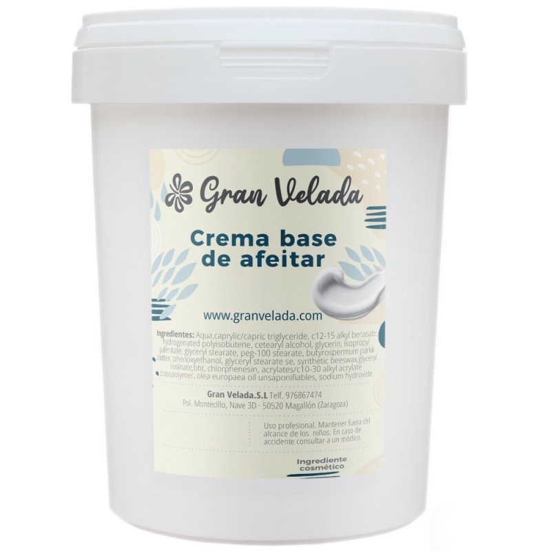 Crema de afeitar base 1000 cc