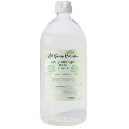Gel e shampoo base 2 em 1
