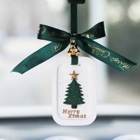 Moule Merry Xmas arbre de Noël céramique parfumée