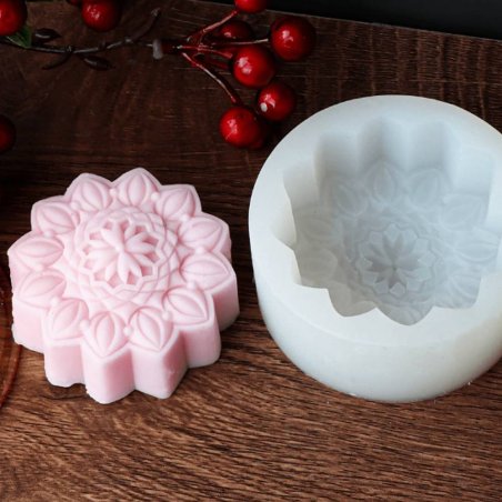 Moule pastille mandala floral