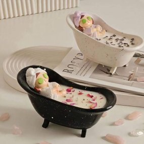 Moule baignoire porte-bougie