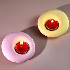 Moule porte-bougie coussin