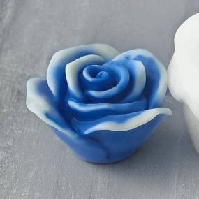 Molde vela rosa veraniega Molde vela rosa veraniega