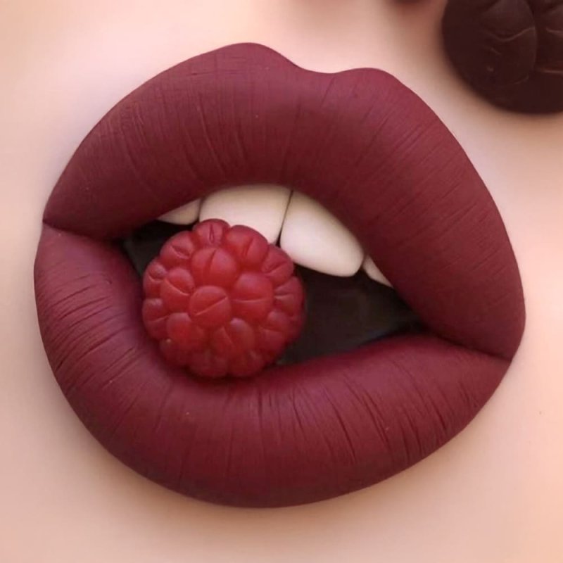 Molde labios con fruta