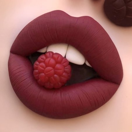 Molde labios con fruta