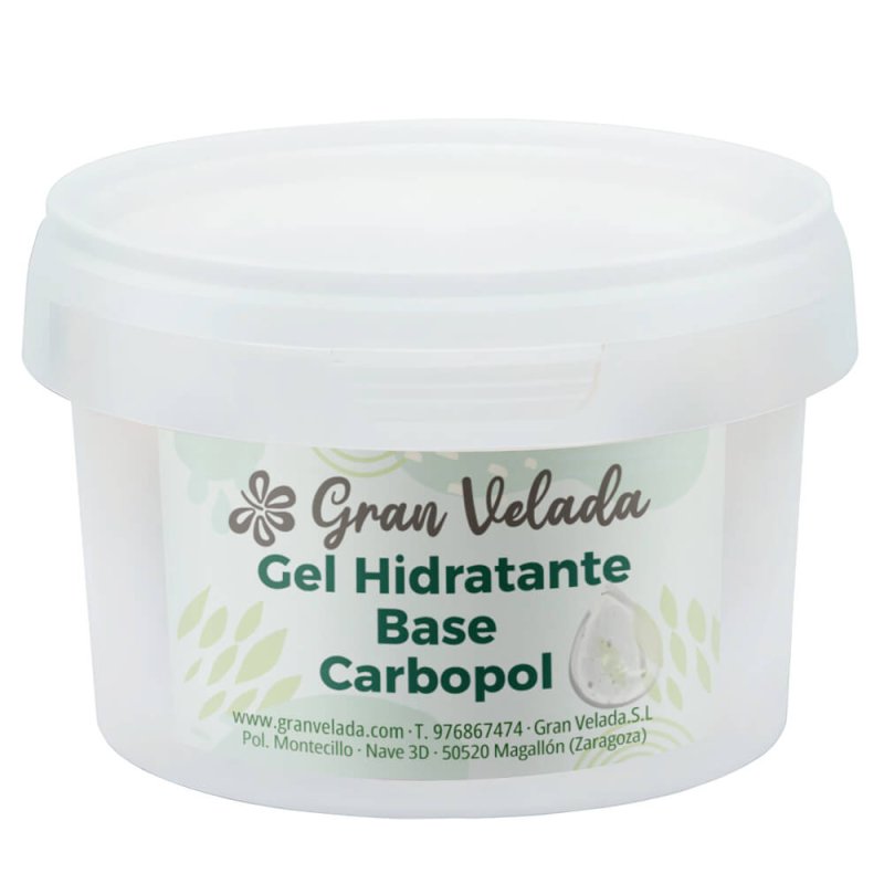 Gel hidratante base carbopol 250 ml