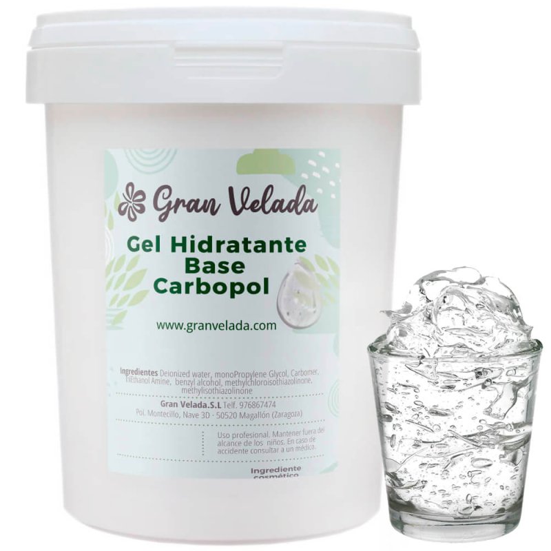 Gel hidratante base carbopol