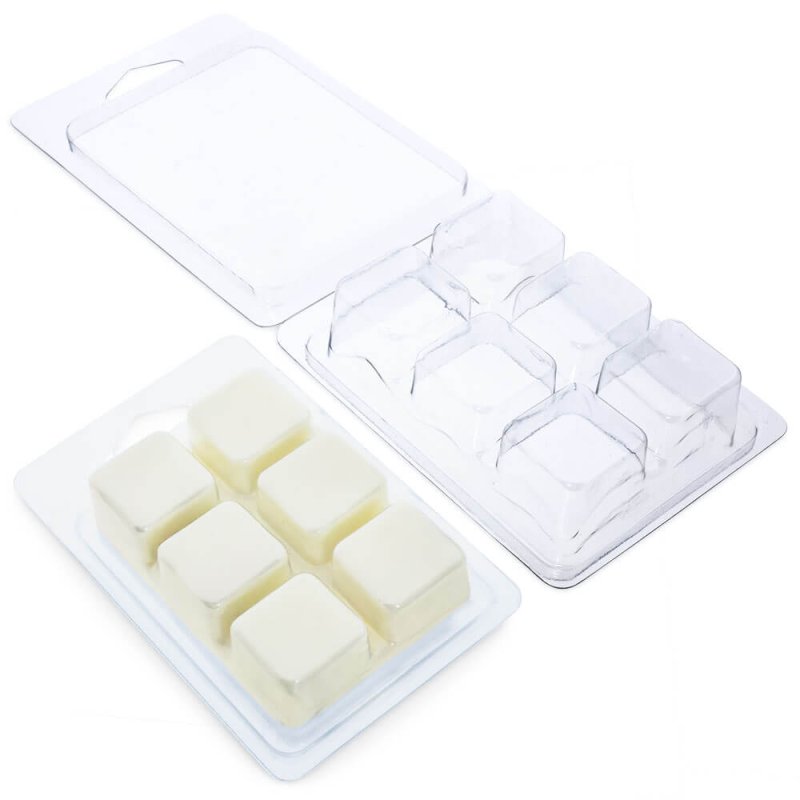 Moldes para wax melts con ejemplo relleno