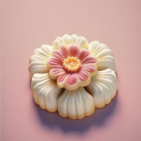 Molde vela flor de cerezo Molde vela flor de cerezo