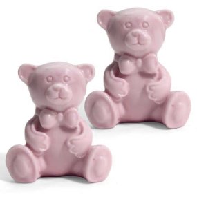 Molde para fazer sabonete, 4 ursinhos teddy