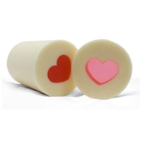 Inclusion de moisissure cœur potelé Inclusion de moisissure cœur potelé