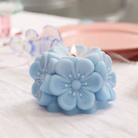 Molde velas flores de cerezo