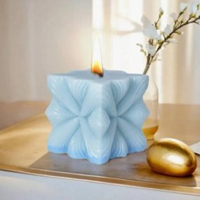 Moule cube géométrique