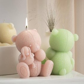Molde osito con peluche Molde osito con peluche