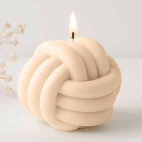 Molde nó para velas Molde nó para velas