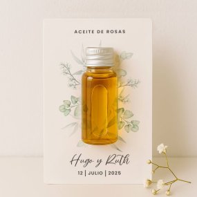 Cartão para presente personalizável organic