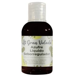 Envase de azufre líquido seborregulador