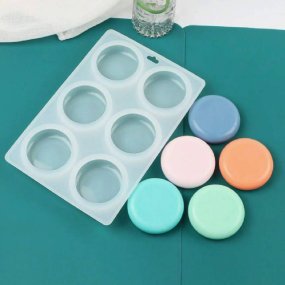 Moule silicone 6 pastilles rondes