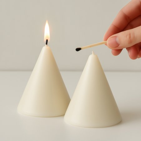 Molde velas cono