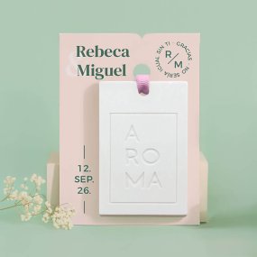 Cartão pequeno liso personalizado para packaging