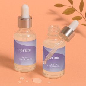 Kit para fazer sérum de ácido hialurónico. Materiais e instruções