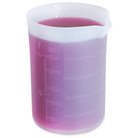 Copo medidor de silicone 250 ml