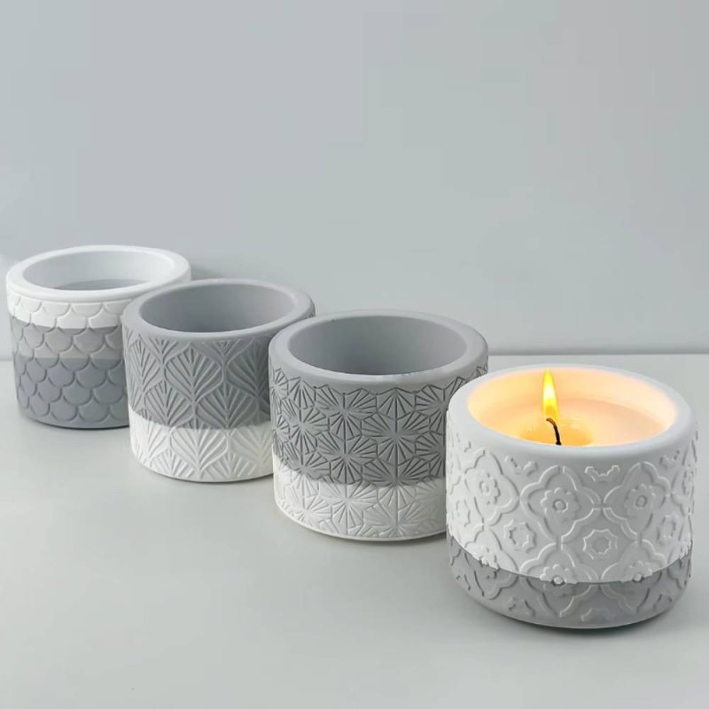 Molde maceta concreto