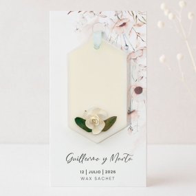 Carton personnalisé floral pour céramique et cire parfumée