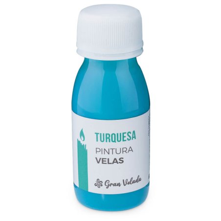 Pintura turquesa para velas