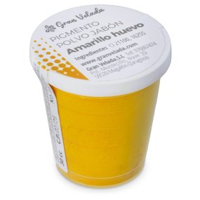 Poudre de pigment savon jaune foncé
