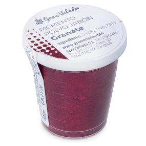 Savon grenat en poudre pigmentaire