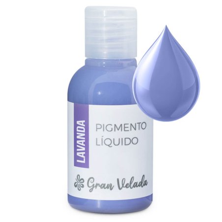 Colorante lavanda jabon de aceite pigmento liquido con gota ejemplo