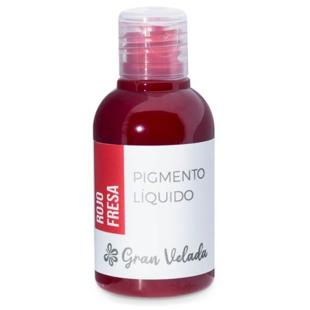 Colorante rojo fresa jabon de aceite pigmento liquido