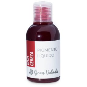 Corante liquido sabao de oleo pigmento vermelho cereja