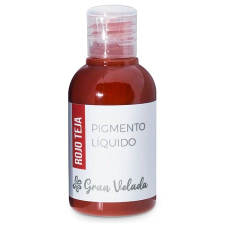 Colorante rojo teja jabon de aceite pigmento liquido
