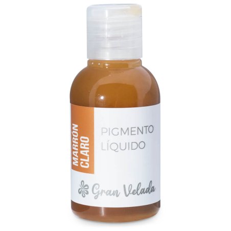 Colorante marron claro jabon de aceite pigmento liquido