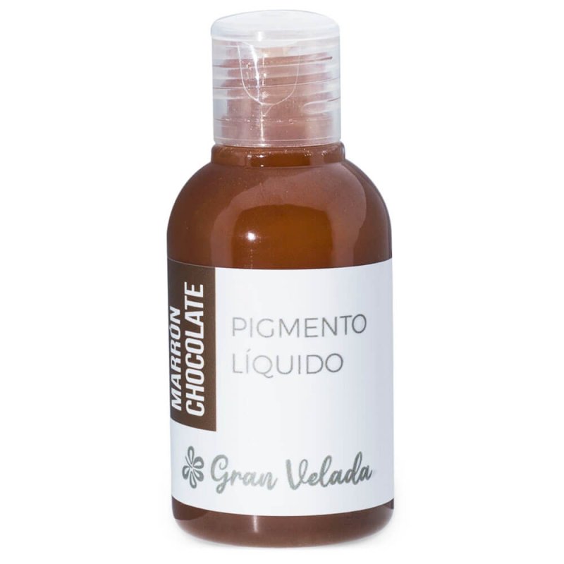 Colorante marron chocolate jabon de aceite pigmento liquido