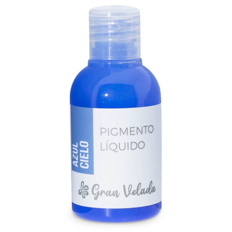 Colorante azul cielo jabon de aceite pigmento liquido