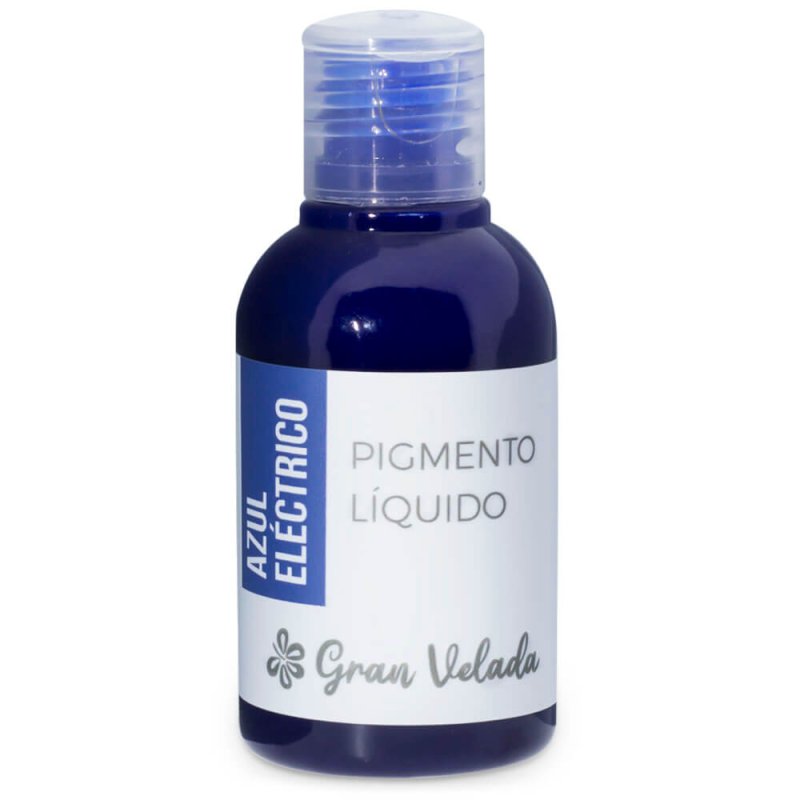Colorante azul electrico jabon de aceite pigmento liquido