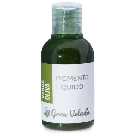Colorante verde oliva jabon de aceite pigmento liquido