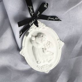 Moule céramique parfumée ange avec trompette