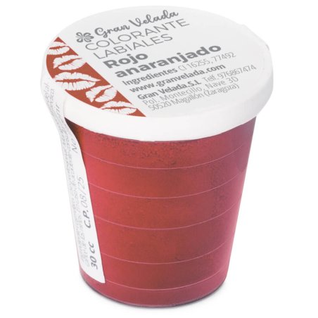 Colorante labiales rojo anaranjado