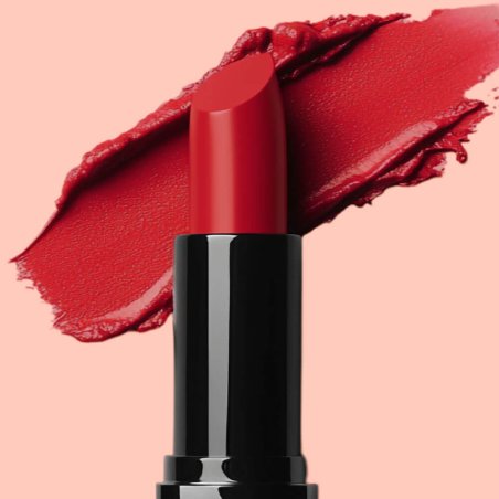 Barra de labios con colorante labiales rojo carmin