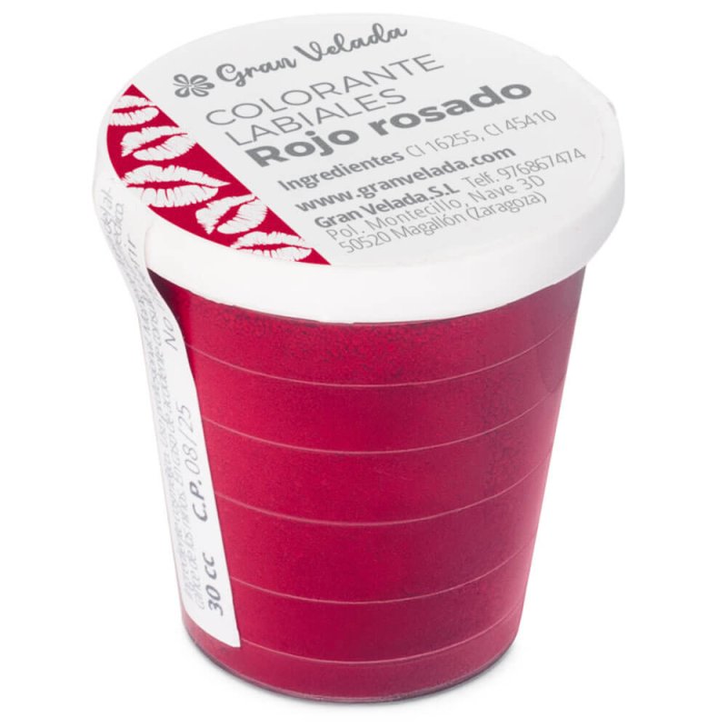 Colorante labiales rojo rosado